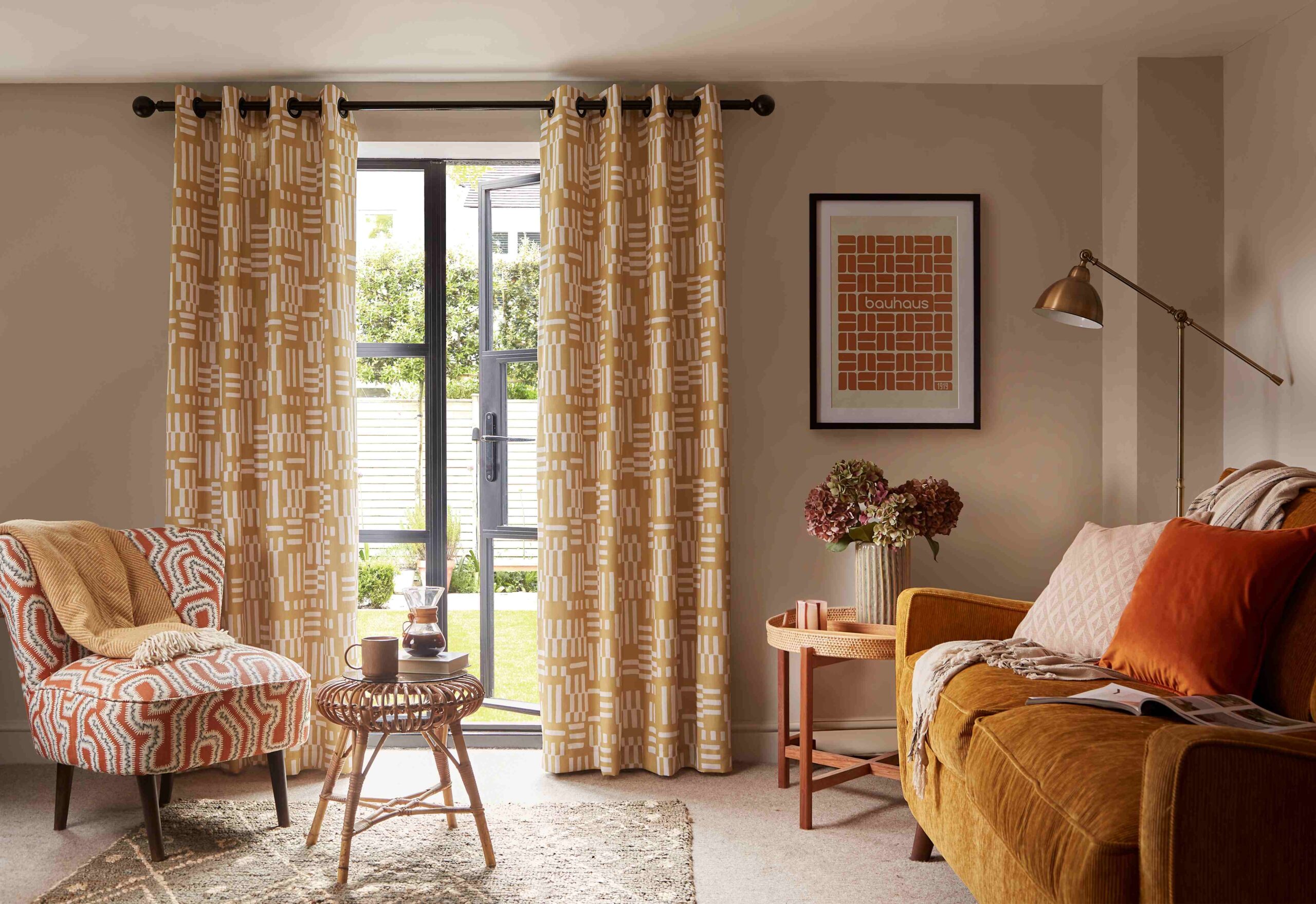 Living room curtains