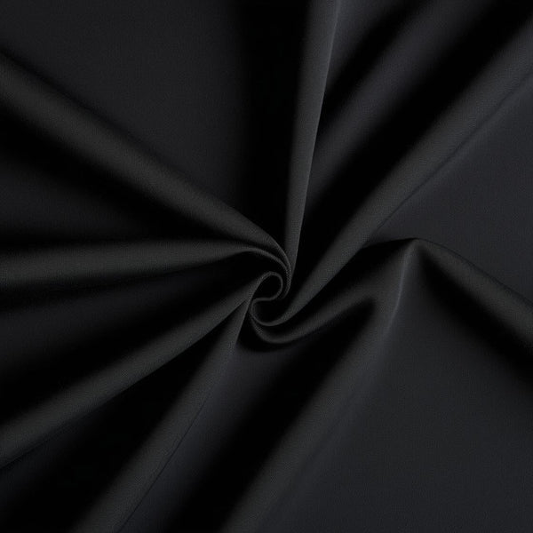 Charcoal Black curtain fabric