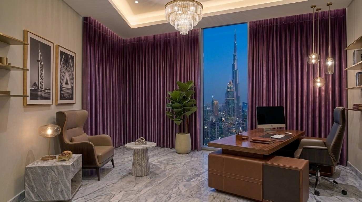 office curtains dubai
